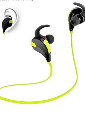 SoundPEATS Neon Yellow Wireless Sports Earbuds